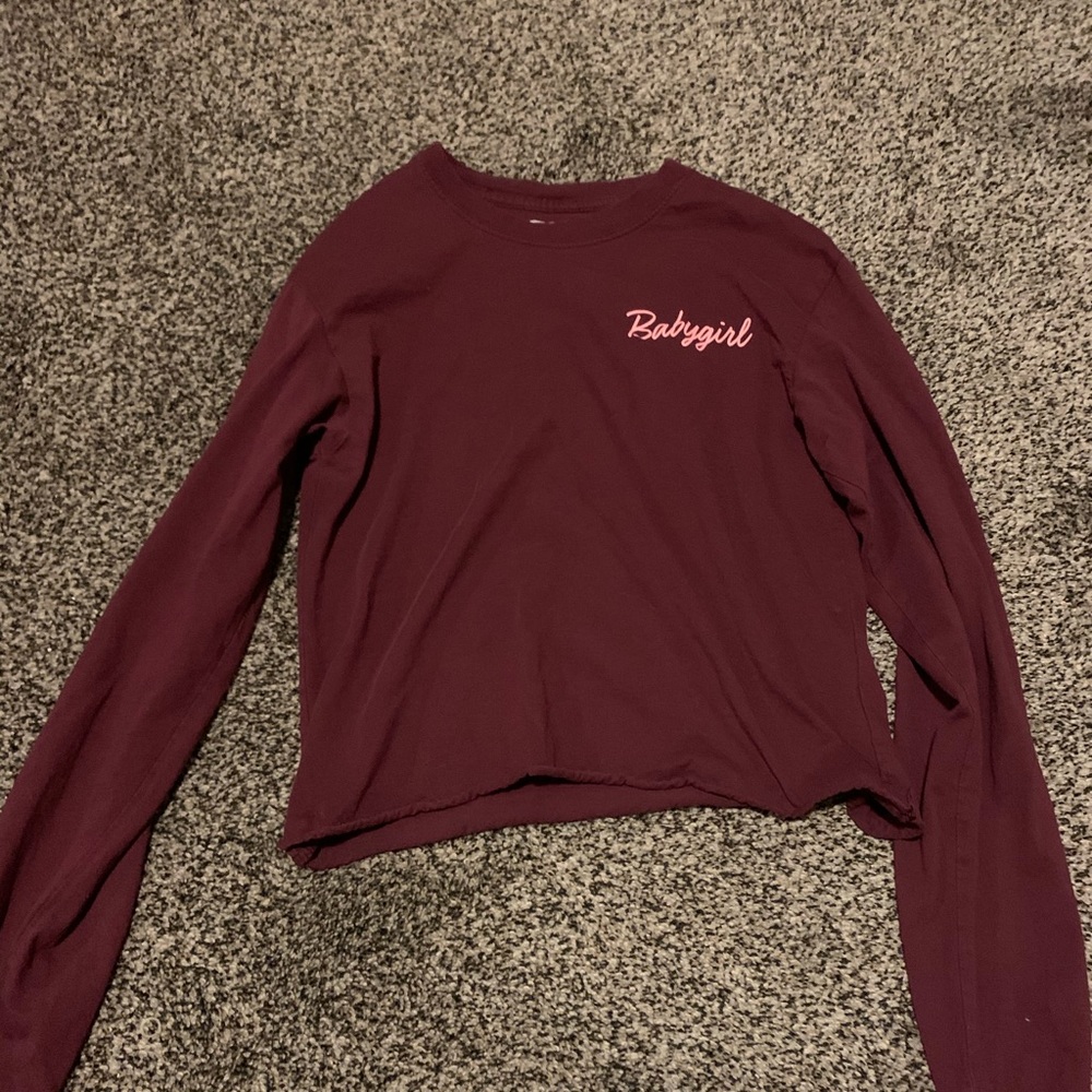 Maroon long sleeve
